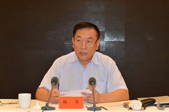 7月25日上午，中國僑聯(lián)九屆六次常委會議在京召開，中國僑聯(lián)主席林軍主持會議并講話。