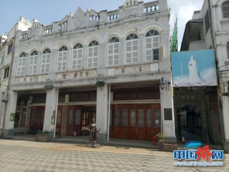 未來的天后宮入口位于中山路臨街，可從長堤路遠(yuǎn)眺。
