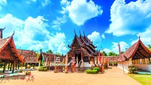 清邁的特色建筑。