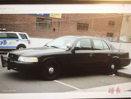 便衣警察使用的警車。（美國《僑報》摘自網絡）
