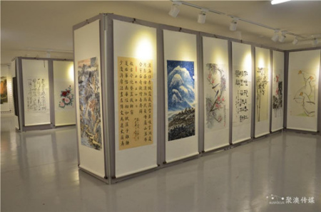 部分作品展。(澳洲聚澳國際傳媒集團(tuán) 資料圖)