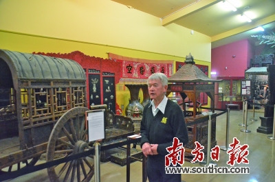 金龍博物館館長雷揚(yáng)名。（南方日報(bào)記者 金朱璽）