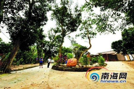 文昌茂園村村貌。文昌市工商聯(lián)供圖