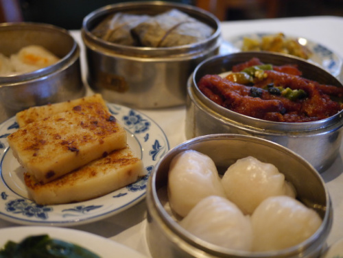除了雜碎、炒飯外，環(huán)球后來也增加了飲茶。(美國《世界周刊》/黃惠玲 攝)