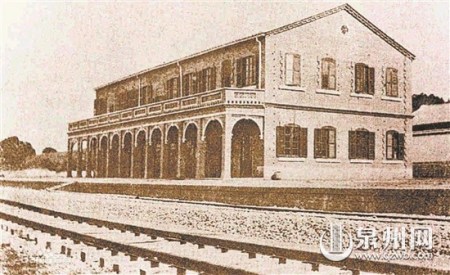 位于江嵩鐵路上的嵩嶼火車站舊照(資料圖)