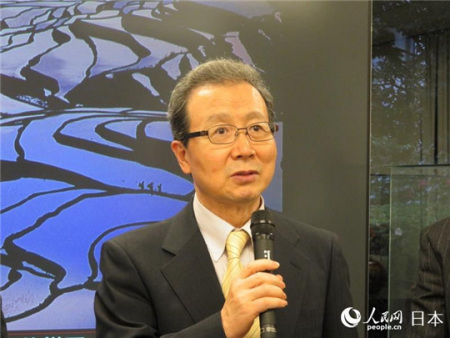 中國(guó)駐日大使程永華在講座上致辭 中國(guó)駐日大使程永華在講座上致辭