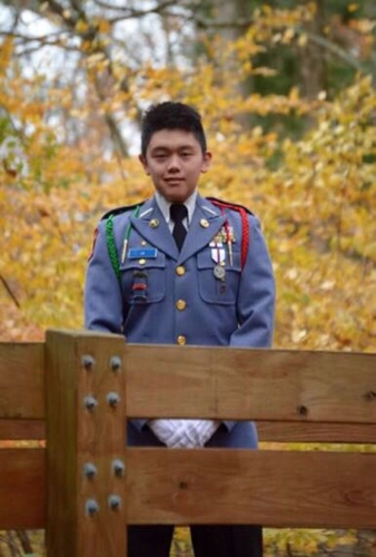 陸凌銘軍校的收獲超出自己想象。（美國(guó)《世界日?qǐng)?bào)》/陸凌銘提供）