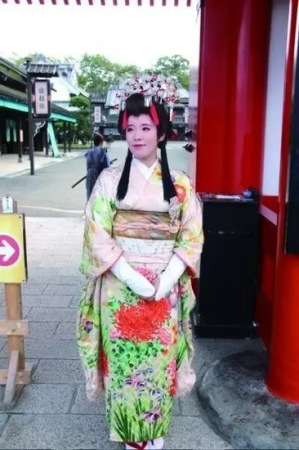 登別伊達(dá)時(shí)代村的檢票者 登別伊達(dá)時(shí)代村的檢票者