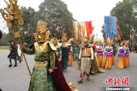 大祭祀儀式彩排現(xiàn)場(chǎng)?！＄娦?攝