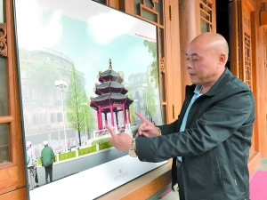 黃茂雄介紹重建過程。