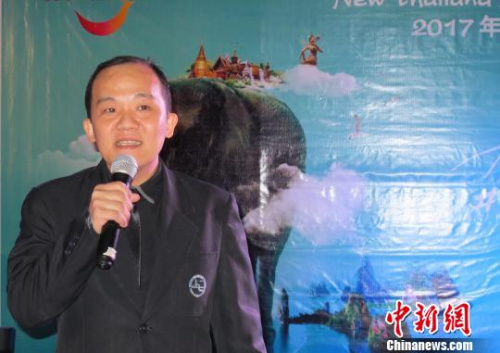 泰國(guó)國(guó)家旅游局15日晚在曼谷對(duì)中國(guó)媒體進(jìn)行旅游推介。　王艷龍　攝