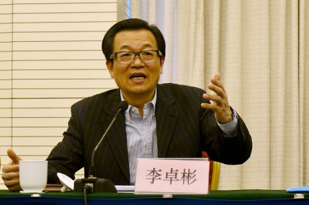 中國僑聯(lián)副主席、僑創(chuàng)聯(lián)盟理事長李卓彬出席并講話。 中國經(jīng)濟(jì)網(wǎng)記者 蘇琳攝。