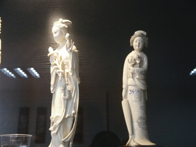 象牙雕作品。