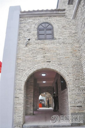 展館以嶺南建筑為主。