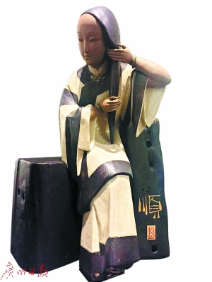 圖為曾力的作品《順》。（作者提供）