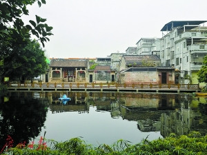 黃埔古村內(nèi)多處祠堂修葺一新。