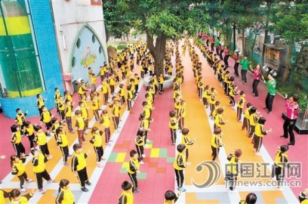 我市不少幼兒園都會舉行兒歌教學(xué)和傳唱活動。