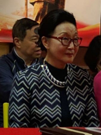 著名僑領(lǐng)、飛虎隊(duì)歷史委員會(huì)名譽(yù)主席方李邦琴。（僑報(bào)資料圖片，記者張苗攝）