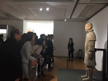展覽現(xiàn)場。(日本《新華僑報》/王鵬 攝)