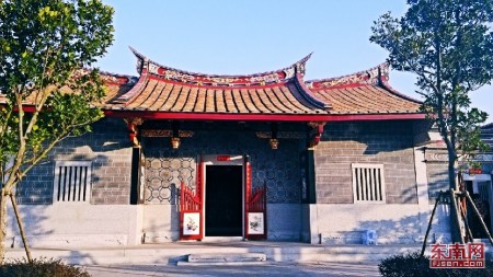 閩南生態(tài)文化長廊上的槁林驛站，其原型是角美鼎爐厝。