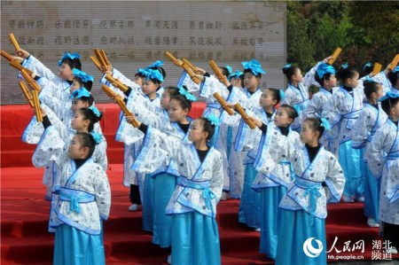 武漢舉辦知音文化尋根祭祀華僑華人共祭楚隱賢鐘子期。