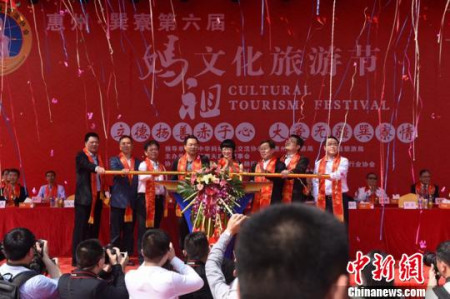 廣東惠東巽寮第六屆媽祖文化旅游節(jié)開幕?！↑S少卿　攝