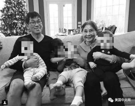 圖為社交網(wǎng)絡(luò)上當事人與家人的合影(美國中文網(wǎng)) 圖為社交網(wǎng)絡(luò)上當事人與家人的合影(美國中文網(wǎng))