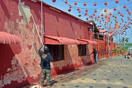 天后宮外墻將重新粉刷，以煥然一新面貌迎接媽祖海陸巡幸