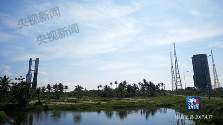 發(fā)射中心周圍區(qū)域。央視新聞記者 羅瀟 高佳鑫 董大偉 陳小涵 攝影