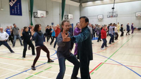 陳氏太極拳傳人赴愛丁堡授技藝。(英國《僑報》資料圖)