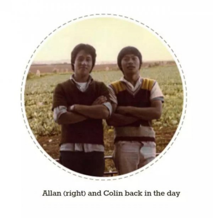年輕時(shí)候的Allan(右)和Colin（新西蘭先驅(qū)報(bào)中文網(wǎng)）