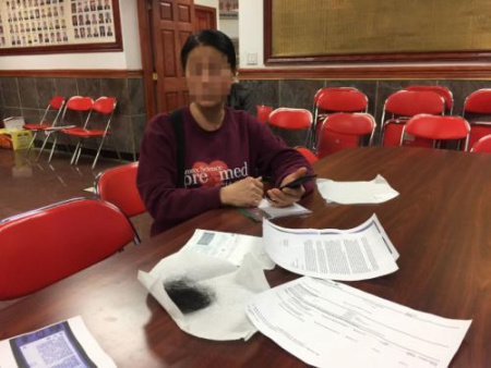女子被房東毆打又誣陷虐待兒童。(美國《世界日報》/俞姝含 攝)
