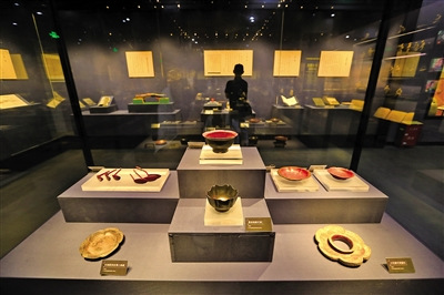 溫州古代漆器藝術(shù)展示。