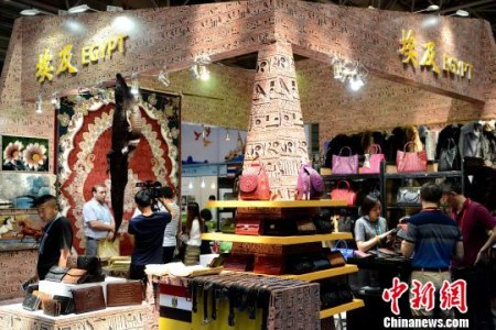 精致的埃及展館?！⊥鯑|明 攝