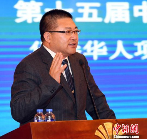 國務(wù)院僑辦經(jīng)濟(jì)科技司副司長夏付東出席華僑華人項目成果（泉州）專場對接會并致辭?！∮浾邉⒖筛z