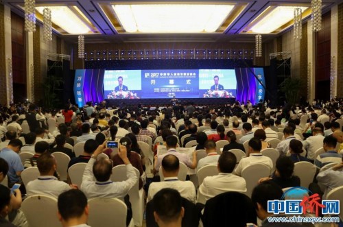 資料圖：7月8日，第十七屆華僑華人創(chuàng)業(yè)發(fā)展洽談會(huì)在武漢開幕。圖為來自海內(nèi)外共計(jì)4000余代表參會(huì)。