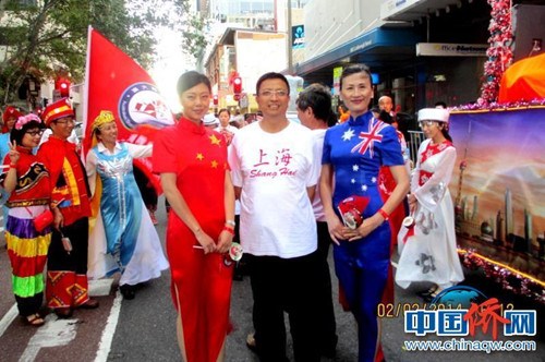 2014年，澳大利亞上海同鄉(xiāng)會(huì)組織方陣參與悉尼中國(guó)新年大游行。