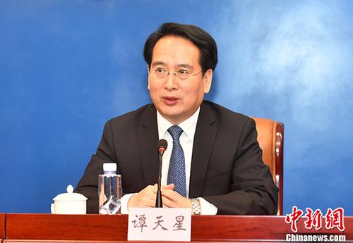 資料圖 國務院僑務辦公室副主任譚天星。 <a target='_blank' >中新社</a>記者 呂明 攝