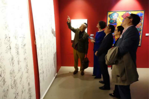 展覽現(xiàn)場。