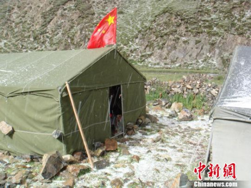 圖為第六地質(zhì)大隊(duì)駐地?！≈芪脑?攝