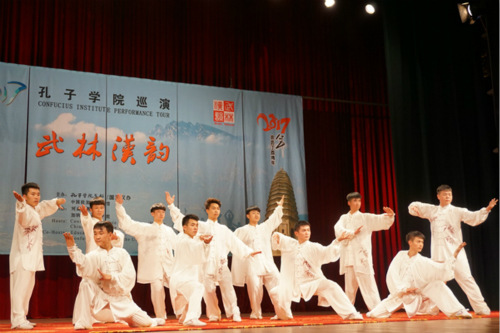 中華武術(shù)表演。