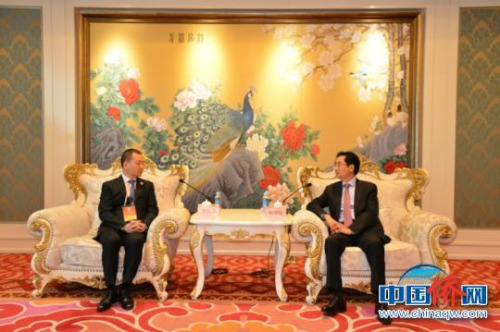 圖為會見交流現(xiàn)場 李榮 攝 圖為會見交流現(xiàn)場 李榮 攝