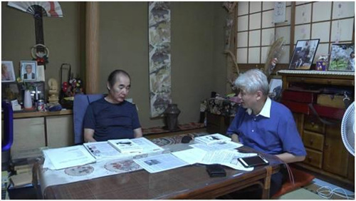 久保井規(guī)夫接受蔣豐采訪(fǎng)。