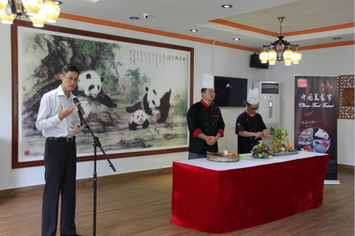 中國駐坦使館文化參贊兼中國文化中心主任高煒致歡迎辭。