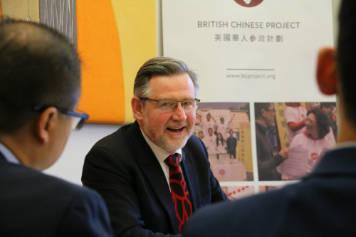 英國國會(huì)跨黨派華人事務(wù)小組主席、下議院議員巴里•加德納。(《歐洲時(shí)報(bào)》/陳述 攝) 