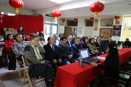 中醫(yī)藥講座現(xiàn)場，吸引了眾多僑胞前來。（法國《歐洲時報》/孔帆 攝）