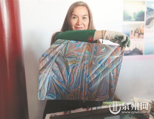 土耳其濕拓畫。