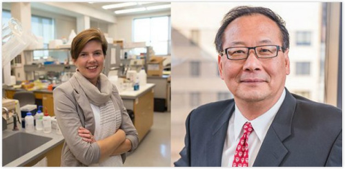 張建一博士和明尼蘇達(dá)大學(xué)的 Brenda Ogle 博士 張建一博士和明尼蘇達(dá)大學(xué)的 Brenda Ogle 博士