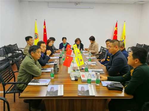 常州市僑辦一行與東莞市常州商會座談交流。