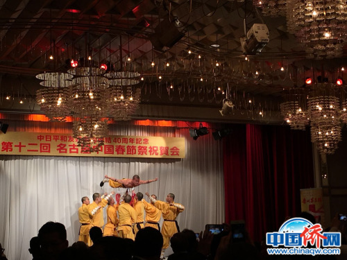 武術(shù)表演。